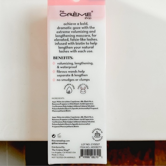 The Crème Shop 3D Mascara Dramatic Duo – Dramatic Volume & False Effect - Picture 2 of 3